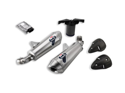 Termignoni Exhaust Pair Of Approved Silencers Ducati Monster 2008-2014 - Adventure Parts