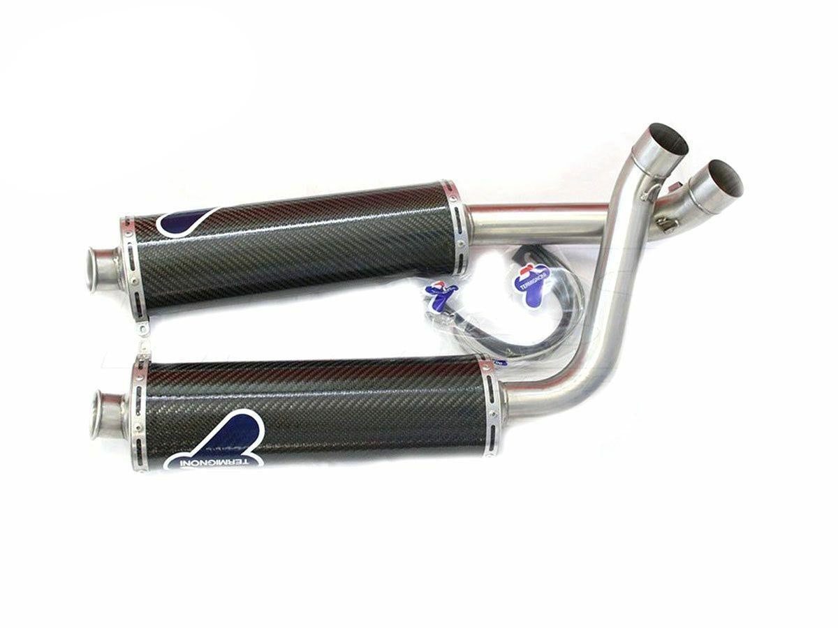 Termignoni Racing Carbon Silencers Pair Of Ducati 748/916/996/998 1994-2004 - Adventure Parts