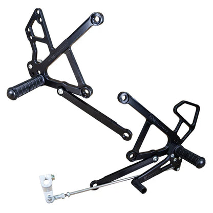 Woodcraft Rearset Kit w/Shift Pedal Kawasaki Ninja 650R 2009-2011