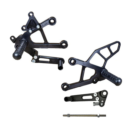 Woodcraft Complete Rearset - STD/GP Shift Kawasaki ZX-6R 2013-2018