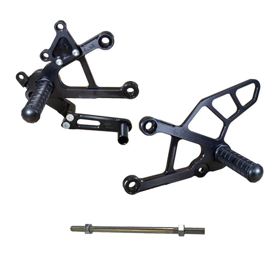 Woodcraft Rearset w/Brake Pedal Kawasaki ZX-6R 2013-2018