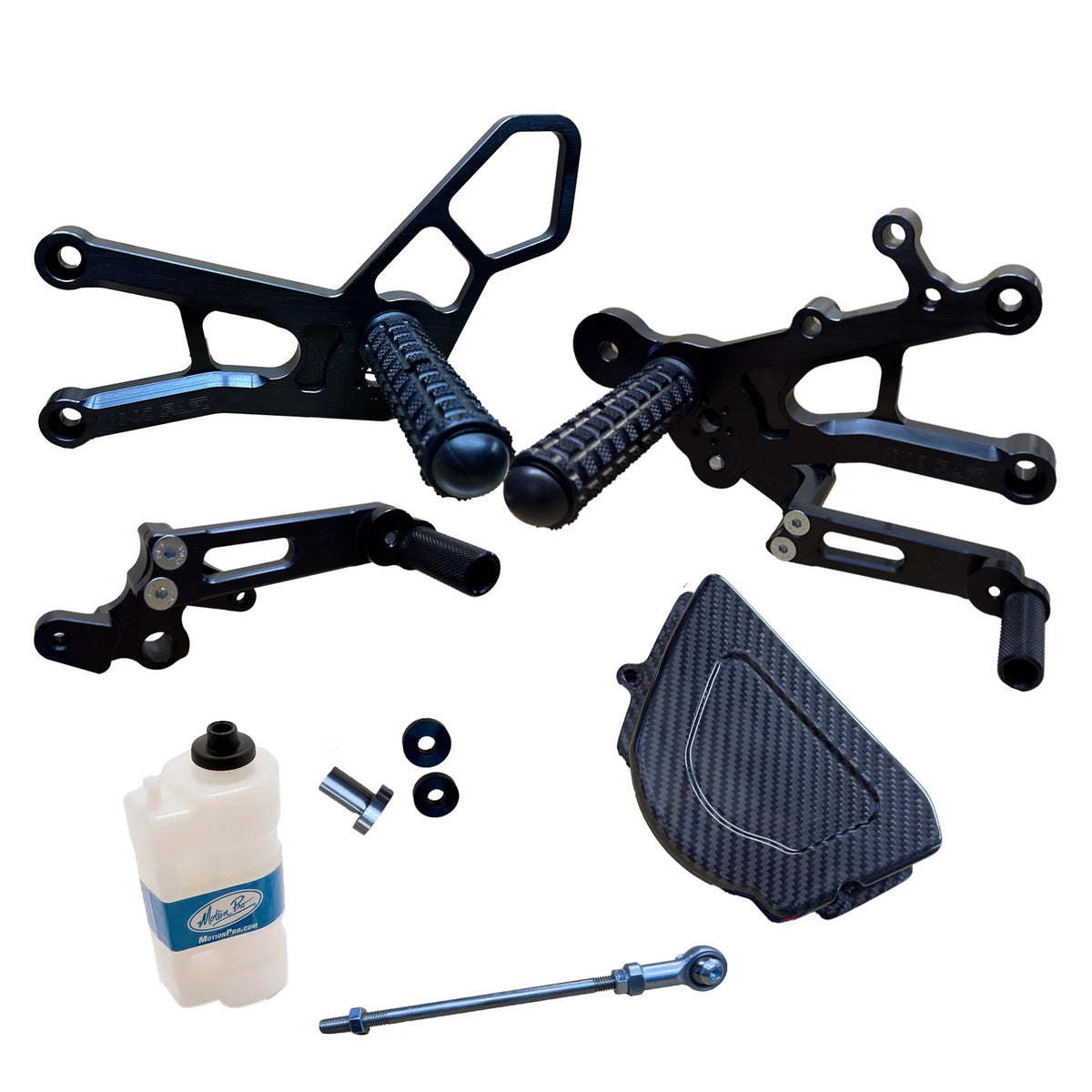 Woodcraft Rearset with Sprocket Cover Triumph Street Triple R / RS 2024-2025