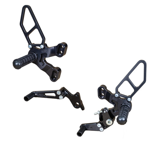 Woodcraft EVO Complete GP Rearset (Factory QS) Ducati 1198SP/848 2008-2013