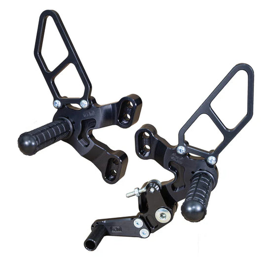 Woodcraft Rearset GP w/Shift Pedal (Factory QS) Ducati 1198SP/848 EVO 2008-2013