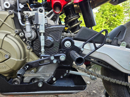 Woodcraft Rearset Kit - STD Shift Ducati Hypermotard 698 Mono 2024-202 Woodcraft Rearset Kit - STD Shift Ducati Hypermotard 698 Mono 2024-202