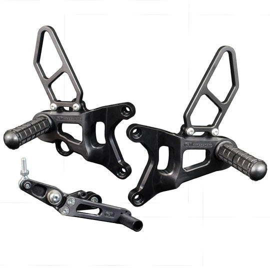 Woodcraft STD Adjustable Rearset Kit w/Shift pedal MV Agusta F3/Brutale 675/800 2012-2023