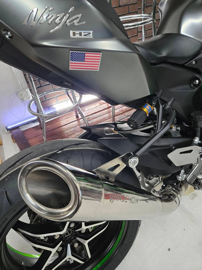 Vandemon H2R Titanium Slip-On Kawasaki Ninja H2 2015-On