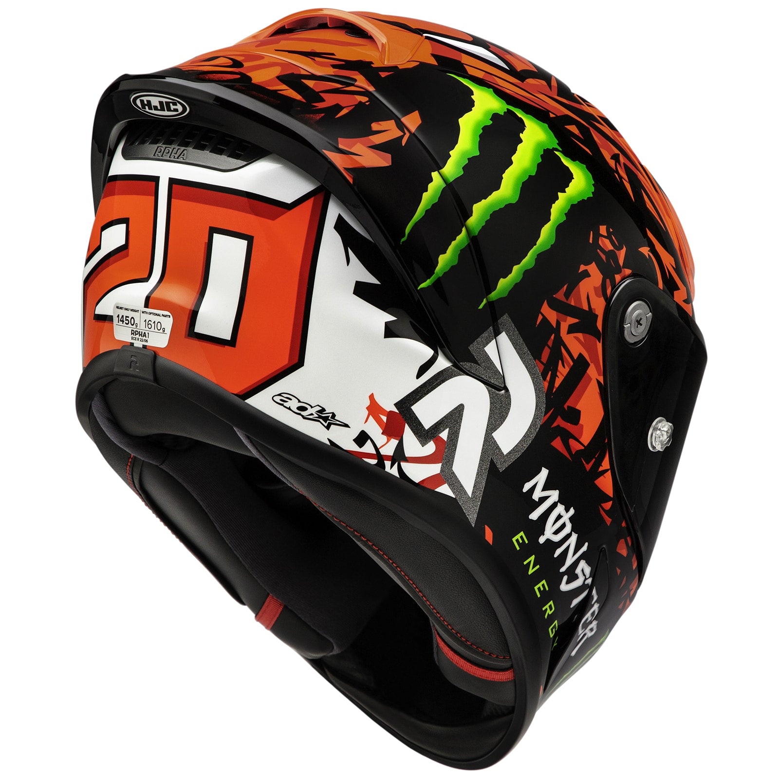 HJC RPHA 1N Quartararo Full Face Motorcycle Helmet 2024