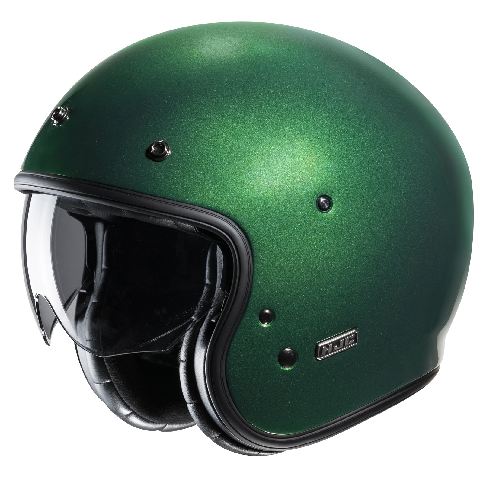 green hjc motocross helmets HJC V31 Open Face Motorcycle Helmets