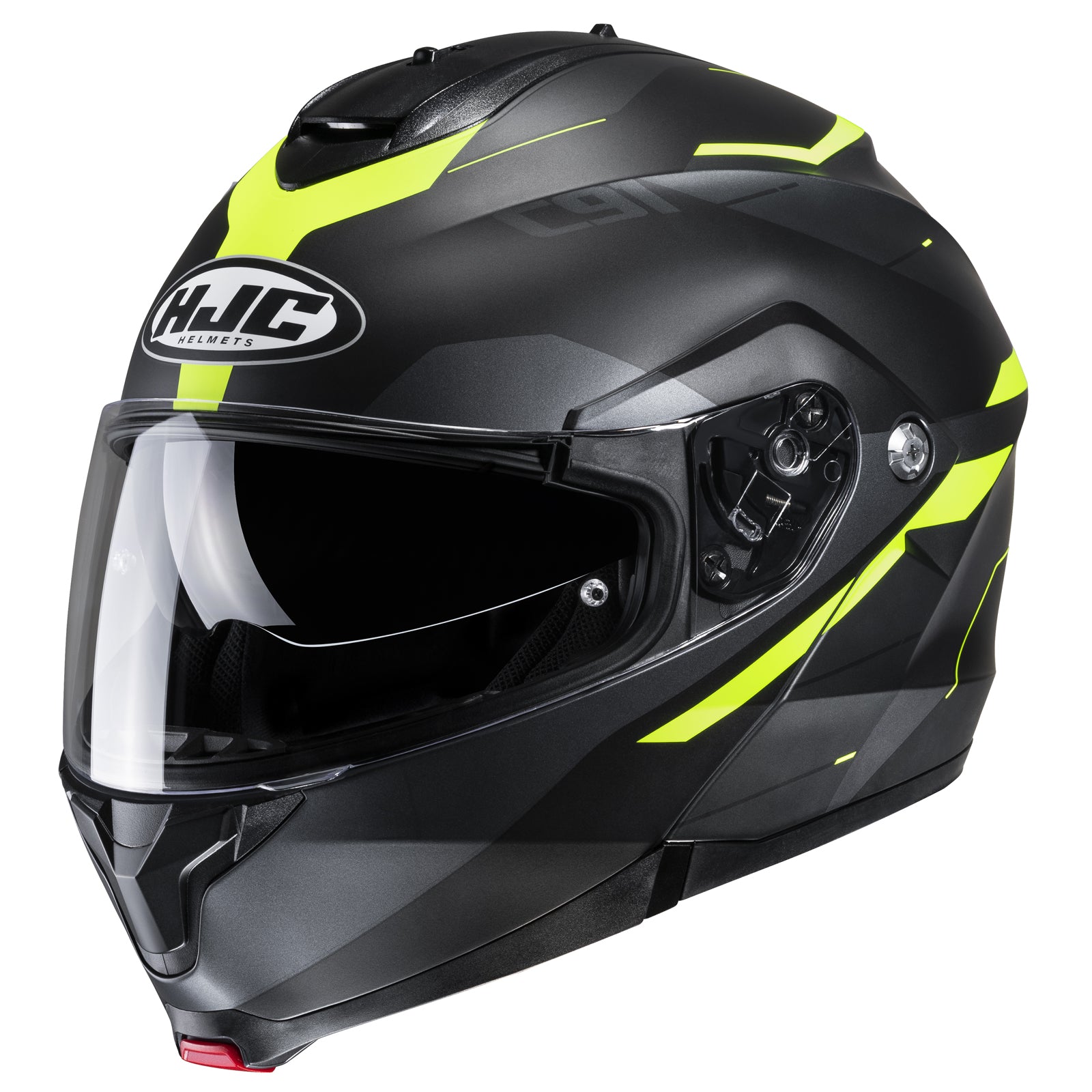 3x modular motorcycle helmet HJC C91 Karan XS color-watermelon-seed SUPERBREAK PLUS Fully adjustable Color:Primrose/Pale Blossom