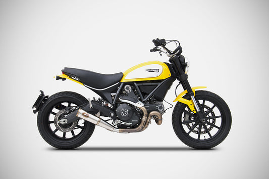 ZARD Exhaust Zuma" Slip-On Ducati Scrambler 800 2017-2020 - Adventure Parts