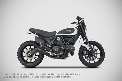 ZARD Exhaust Zuma" Slip-On Ducati Scrambler 800 2017-2020 - Adventure Parts