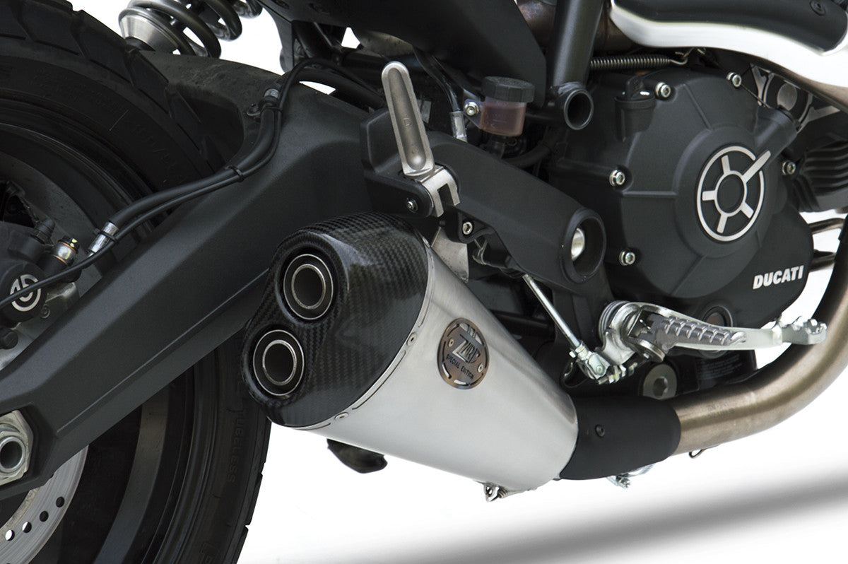 ZARD Exhaust Slip-On Ducati Scrambler 800 2015-2016 - Adventure Parts
