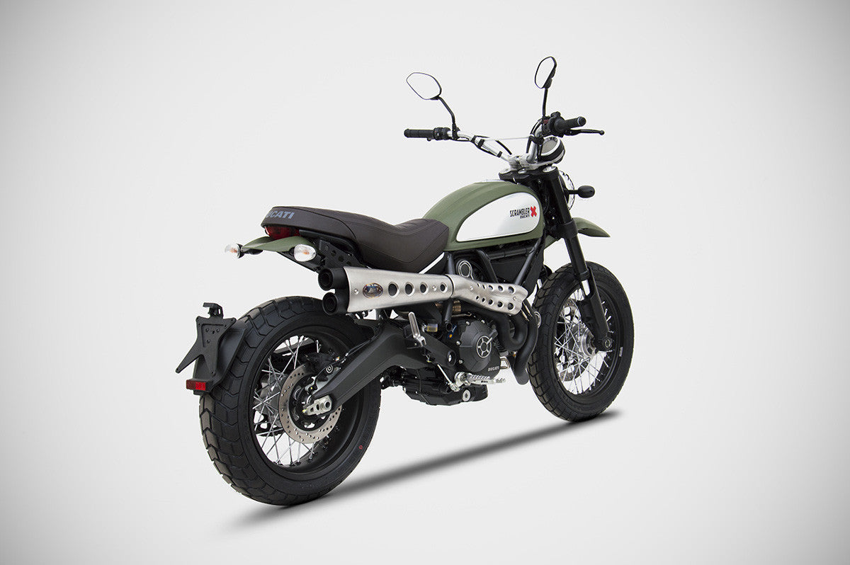 ZARD Exhaust "Special Ed" Full Kit High Ducati Scrambler 800 2015-2016 - Adventure Parts