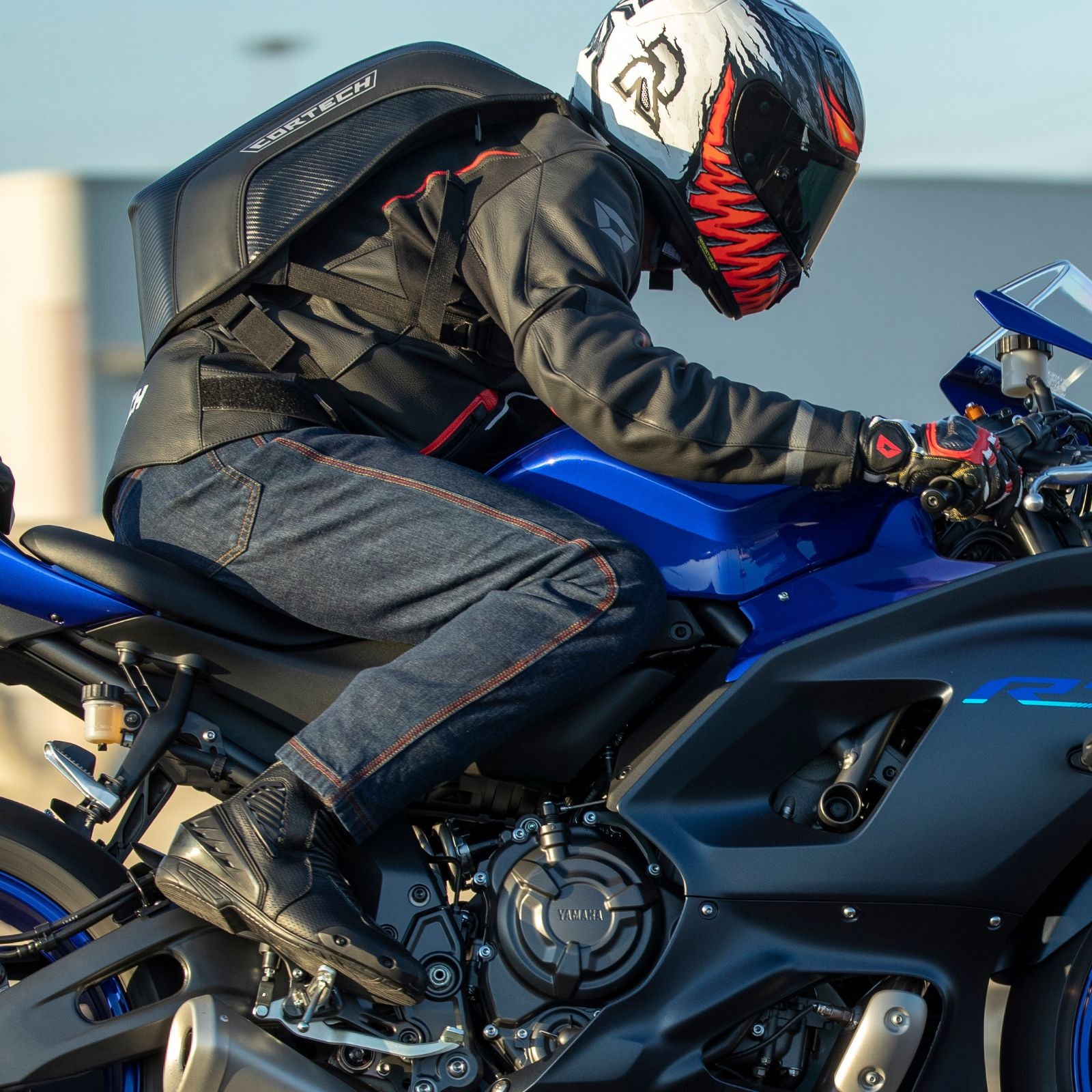 Cortech Chicane Leather Motorcycle Jacket - Adventure Parts