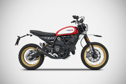 ZARD Exhaust Slip-On "Zuma" Ducati Scrambler Desert Sled 2017-2020 - Adventure Parts