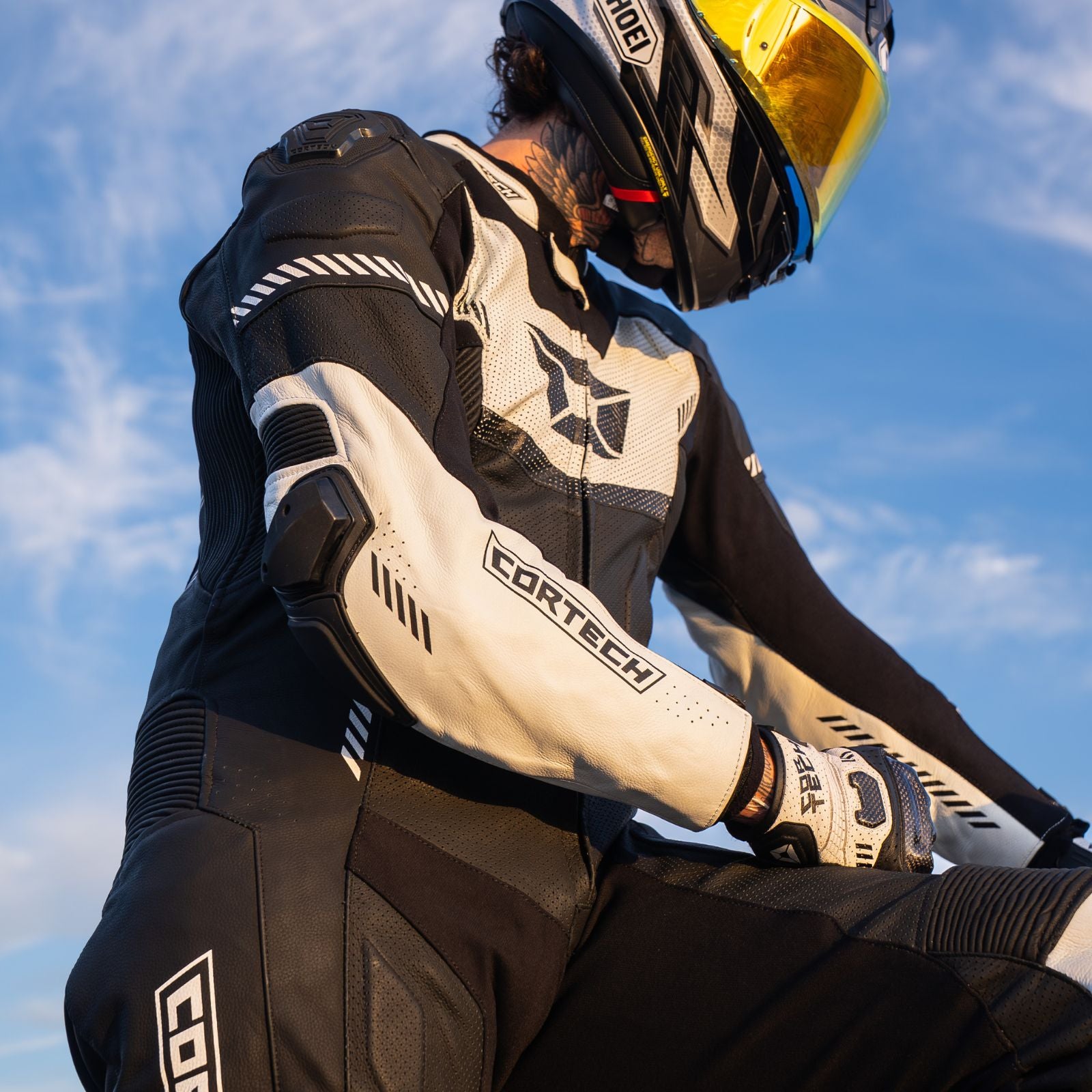 Cortech Revo Sport Air Men's 1-Piece Leather Suit - Adventure Parts