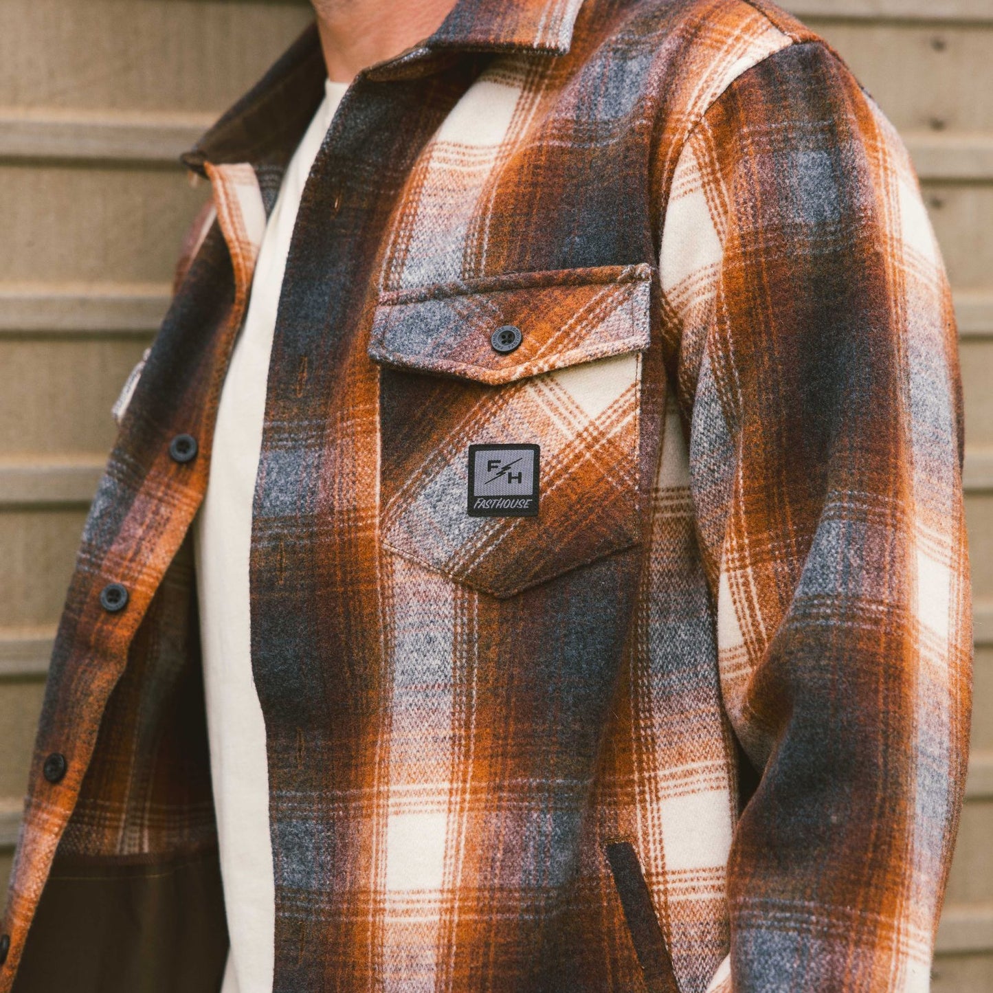 Fasthouse Folsom Heavyweight Flannel - Adventure Parts