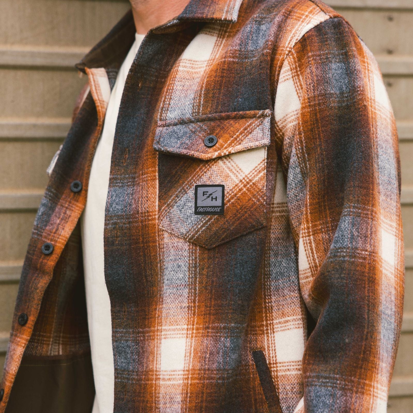 Fasthouse Folsom Heavyweight Flannel - Adventure Parts