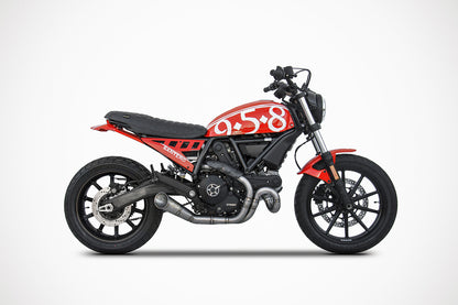 ZARD Black Aluminium Side Panels Ducati Scrambler 800 & Sixty2
