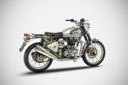 ZARD Exhaust Slip-On Royal Enfield Bullet 500 Trials 2019-2020 - Adventure Parts