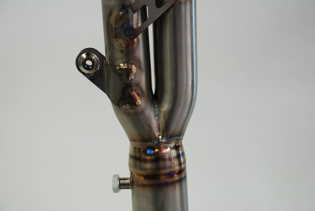 Graves Motorsports Titanium Cat Eliminator Pipe LINK Yamaha R1 2009-2014