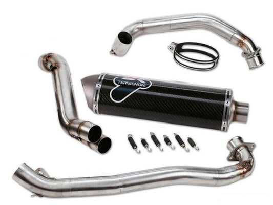 Termignoni ExhCarbon Complete Racing High Ducati Hypermotard 1100 2008-2012 - Adventure Parts