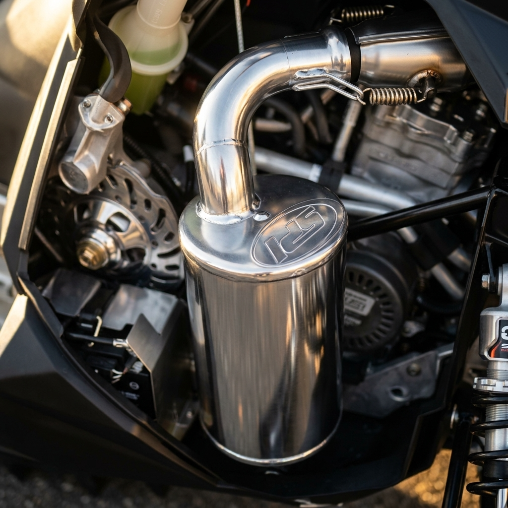 Straightline Performance Lightweight Muffler Ceramic Coated Polaris AXYS 800HO 2015-2023