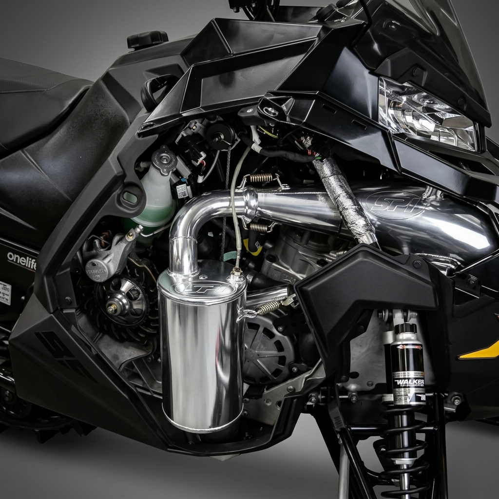 Straightline Performance Single Pipe (Ceramic Coated) Polaris Matryx 850 Patriot 2021-2027