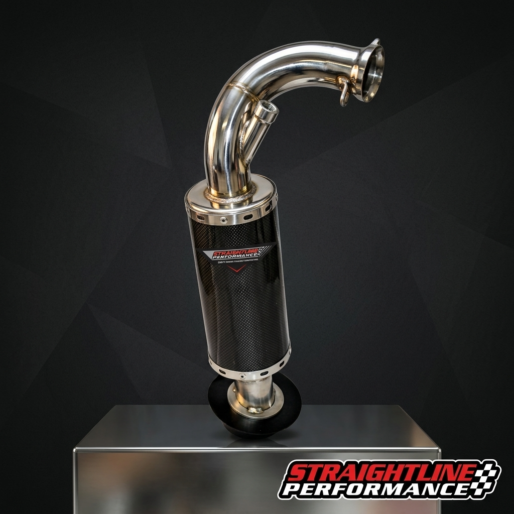 Straightline Performance Carbon Fiber muffler Polaris Matryx 900R Patriot 2023-2027