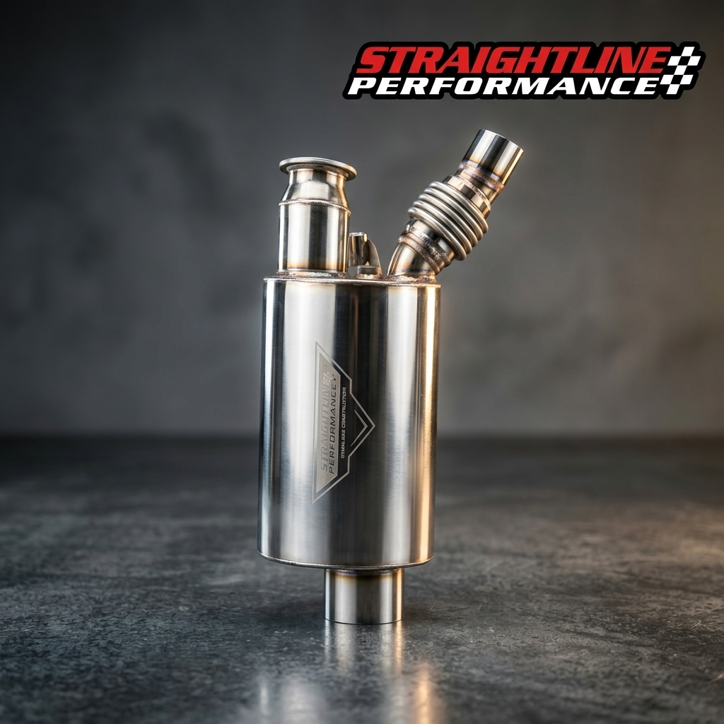 Straightline Performance Lightweight Muffler (Polished Stainless Steel) Polaris Matryx Patriot Boost 2022-2027