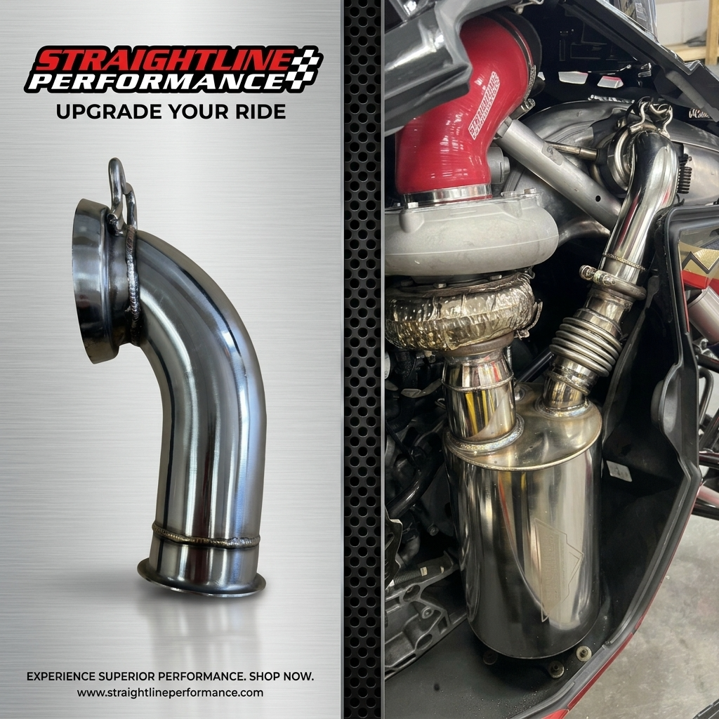 Straightline Performance RaceFlow Wastegate Outlet Polaris Patriot Boost 850 2022-2027
