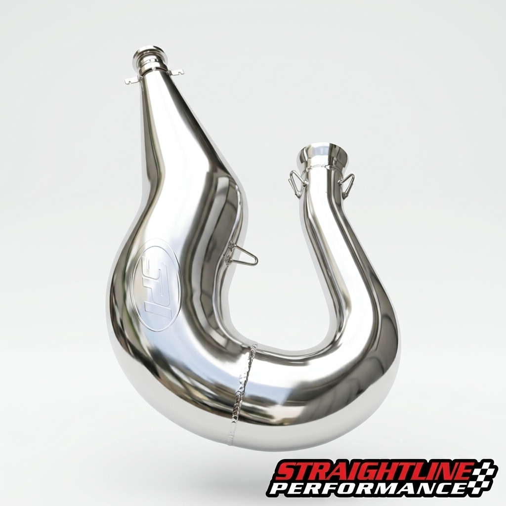 Straightline Performance Single Pipe Ceramic Coated Ski-Doo 600 H.O./S.D.I. 2004-2007