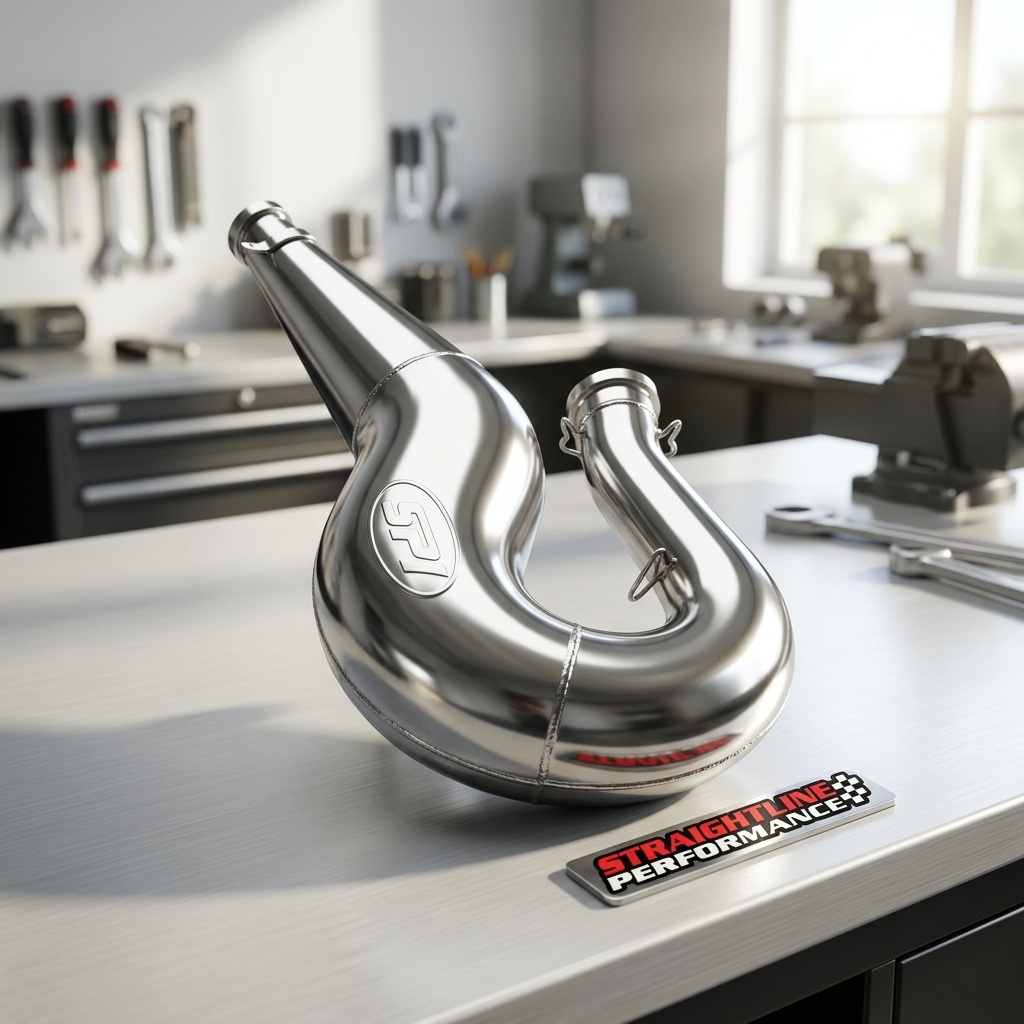 Straightline Performance Single Pipe Ceramic Coated Ski-Doo XP 600 H.O. / SDI 2008
