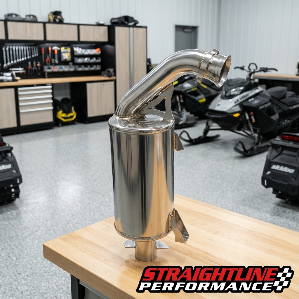Straightline Performance Lightweight Quiet Trail Muffler Ski-Doo NEO 2023-2027
