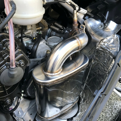 Straightline Performance Turbo lightweight Muffler Stainless Steel Ski-doo Rev Gen 4 & 5/Lynx Radien-X 900 2019-2027