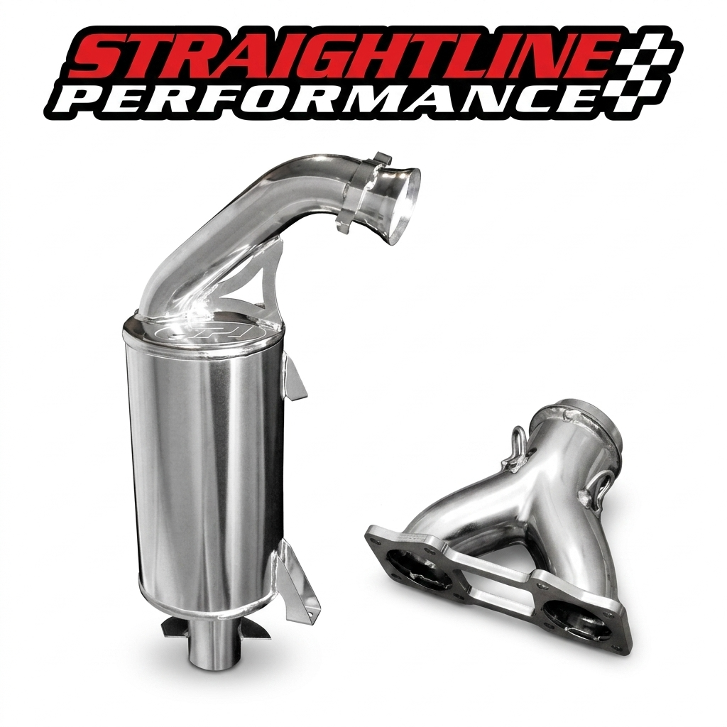 Straightline Performance High Exhaust Combo Ceramic Coated Skidoo 850 Rev Gen 4 Lynx Radien 2017-2027