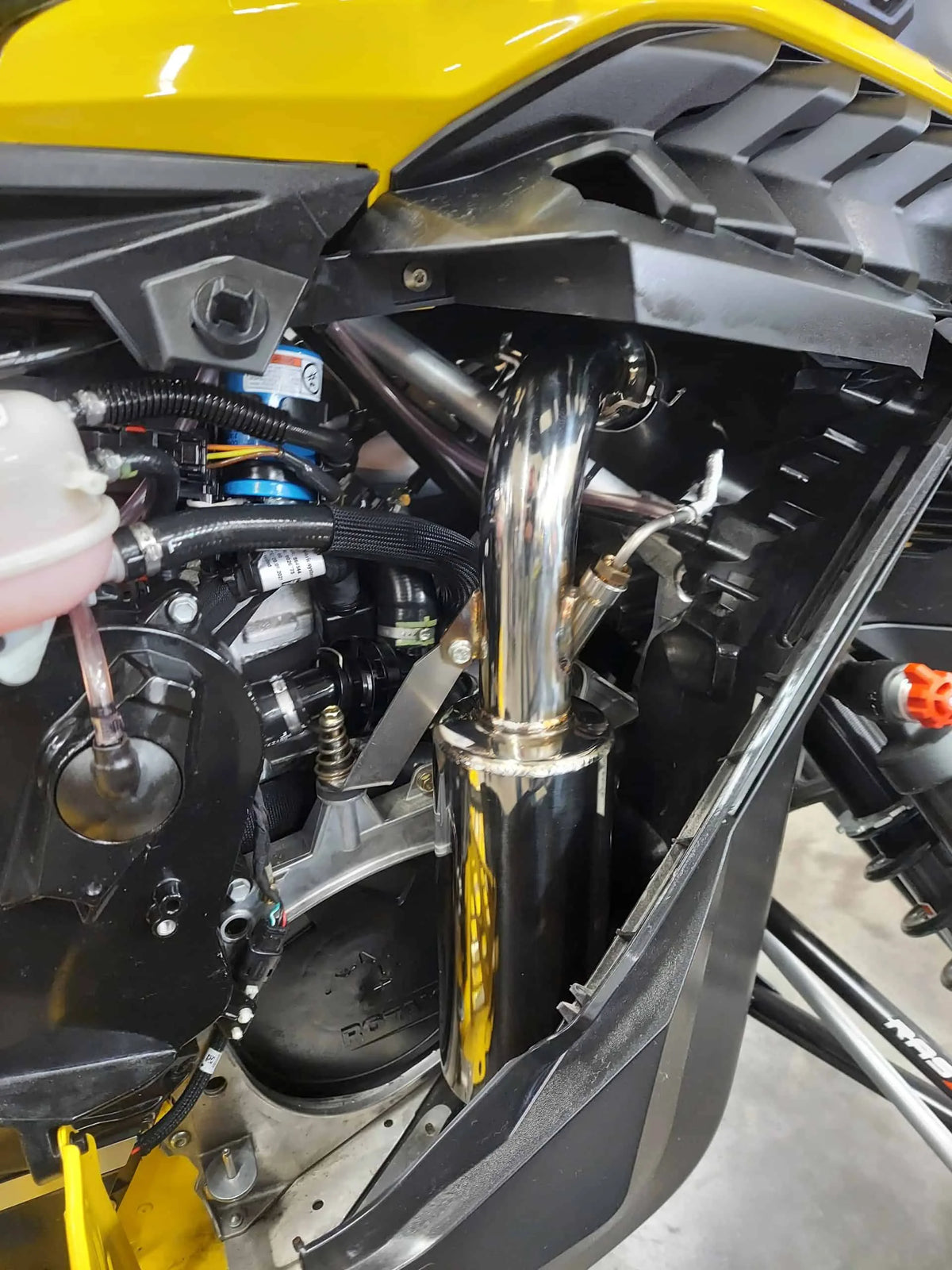 Straightline Performance Ultra Lite Muffler Polished Stainless Steel Ski-Doo 850 E-TEC 2023-2027