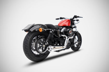 ZARD "Conical" Full Kit Exhaust Harley Davidson Sportster 883 1200 2003-2013 - Adventure Parts