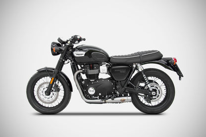 ZARD Exhaust Racing Full Kit Triumph Bonneville T100 2021-2023