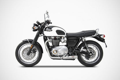ZARD Exhaust Racing Full Kit Triumph Bonneville T120 2021-2023