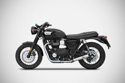ZARD Rear Exhaust Conversion Kit For Racing Full Kit Triumph Bonneville T100 2021-2023 - Adventure Parts
