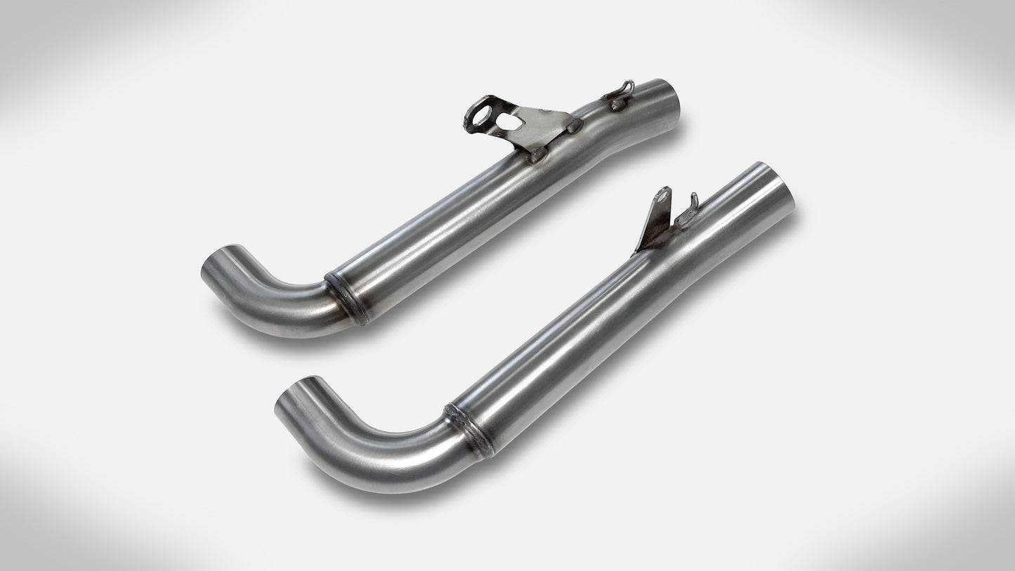 ZARD Rear Exhaust Conversion Kit For Oem Catalyzer Triumph Bonneville T100 2017-2020 - Adventure Parts