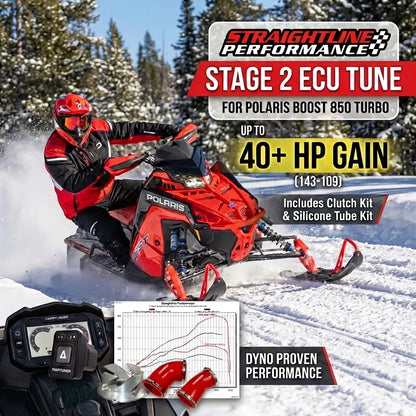 Performance Technology Stage 2 Up to 40+ HP Includes Clutching & Silicone Tube Kit Polaris Boost 850 2023