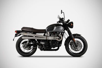 ZARD Exhaust High Full Kit Triumph Bonneville T120 2021-2023 - Adventure Parts
