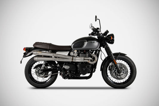 ZARD Exhaust High Full Kit Triumph Bonneville T120 2021-2023 - Adventure Parts