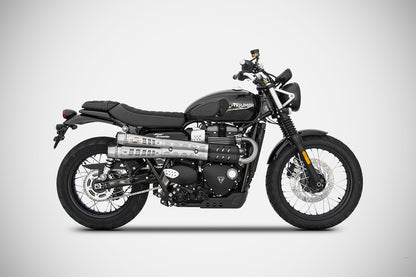 ZARD Exhaust Slip-On "Six Days" Triumph Street Scrambler 900 2017-2020