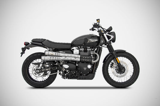 ZARD Exhaust Slip-On "Six Days" Triumph Street Scrambler 900 2017-2020