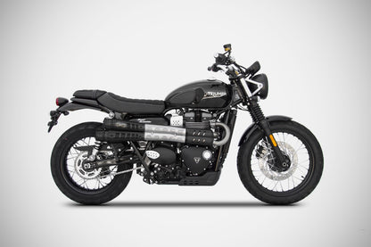 ZARD Exhaust Slip-On "Six Days" Triumph Street Scrambler 900 2017-2020