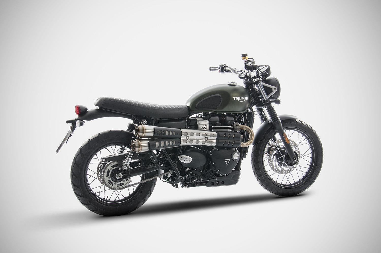 ZARD Exhaust Slip-On "Conical" Triumph Street Scrambler 900 2017-2020 - Adventure Parts